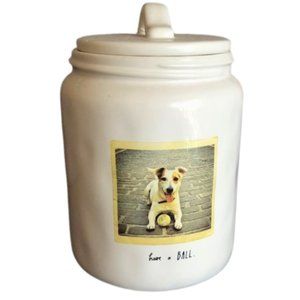 Rae Dunn 'Have a Ball' Antiqued Dog Photo Canister